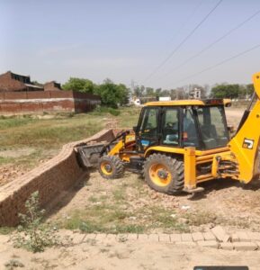 मोदीनगर में 47 हजार वर्गमीटर की अवैध कॉलोनियों पर जीडीए का बुलडोजर