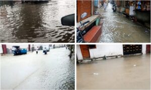 बारिश ने मुरादनगर को बनाया ‘जलनगर’, पहली ही झड़ी में बह गई नगर पालिका की तैयारियां