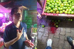 फल खरीदने गए सरकारी शिक्षक से मारपीट व लूटपाट